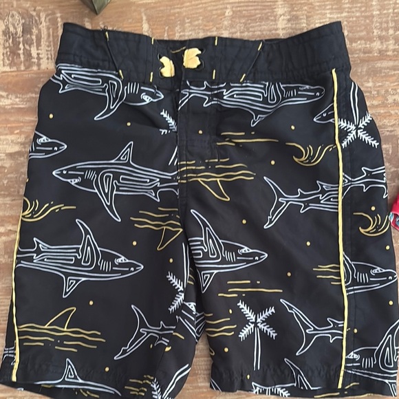 Shark and Lobster Print Swim Shorts Set - Picture 2 of 9
